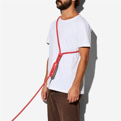 ZEE DOG - LAISSE HANDS-FREE NEON CORAL