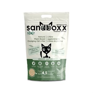 SANDBOXX LITIÈRE À BASE PLANTES SANS PARFUM 4x4.2L