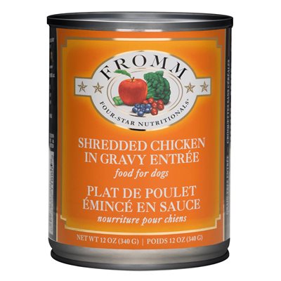 FROMM FOUR STAR CHIEN PLAT POULET EN SAUCE 12x12oz