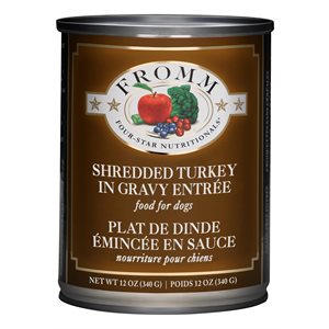 FROMM FOUR STAR CHIEN PLAT DINDE EN SAUCE 12x12oz