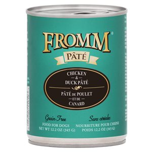 FROMM PÂTÉ CHIEN POULET & CANARD 12x12.2oz