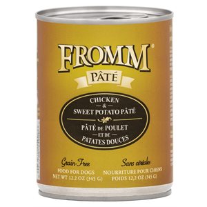 FROMM PÂTÉ CHIEN POULET & PATATES DOUCES 12x12.2oz