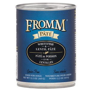 FROMM PÂTÉ (SG) CHIEN POISSON & LENTILLES 12x12.2oz