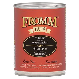 FROMM PÂTÉ CHIEN DINDE & CITROUILLE 12x12.2oz