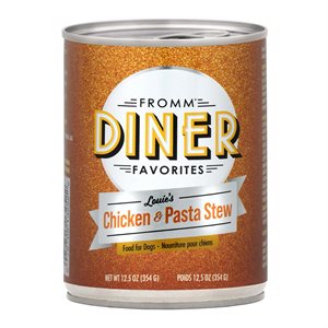 FROMM DINER FAVORITES RAGOUT POULET & PATES 12x12.5oz