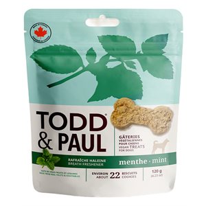 TODD & PAUL - BISCUITS HALEINE 6x120G
