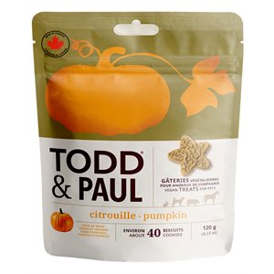 TODD & PAUL - BISCUITS CITROUILLE 6x120G