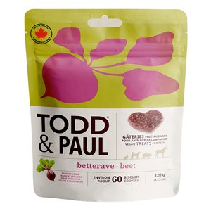 TODD & PAUL - BISCUITS BETTERAVE 6x120G