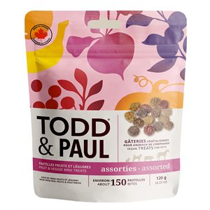 TODD & PAUL - PASTILLES ASSORTIS 6x120G