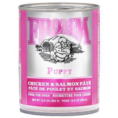 FROMM PÂTÉ CLASSIC CHIOT POULET & SAUMON 12x12.5oz