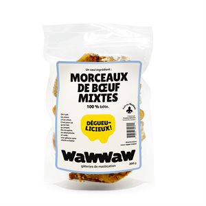 WAWWAW - MORCEAUX DE BOEUF MIXTES 200G