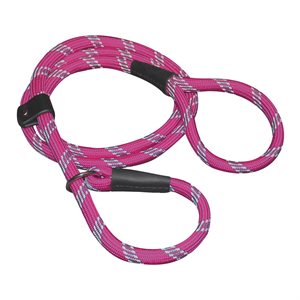SHEDROW K9 CAMINO LAISSE EN CORDE SLIP FUCHSIA 6'
